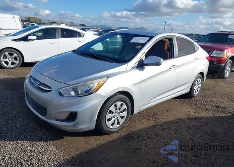 2016 Hyundai Accent Se z USA, uszkodzony, nr VIN KMHCT4AE7GU161952